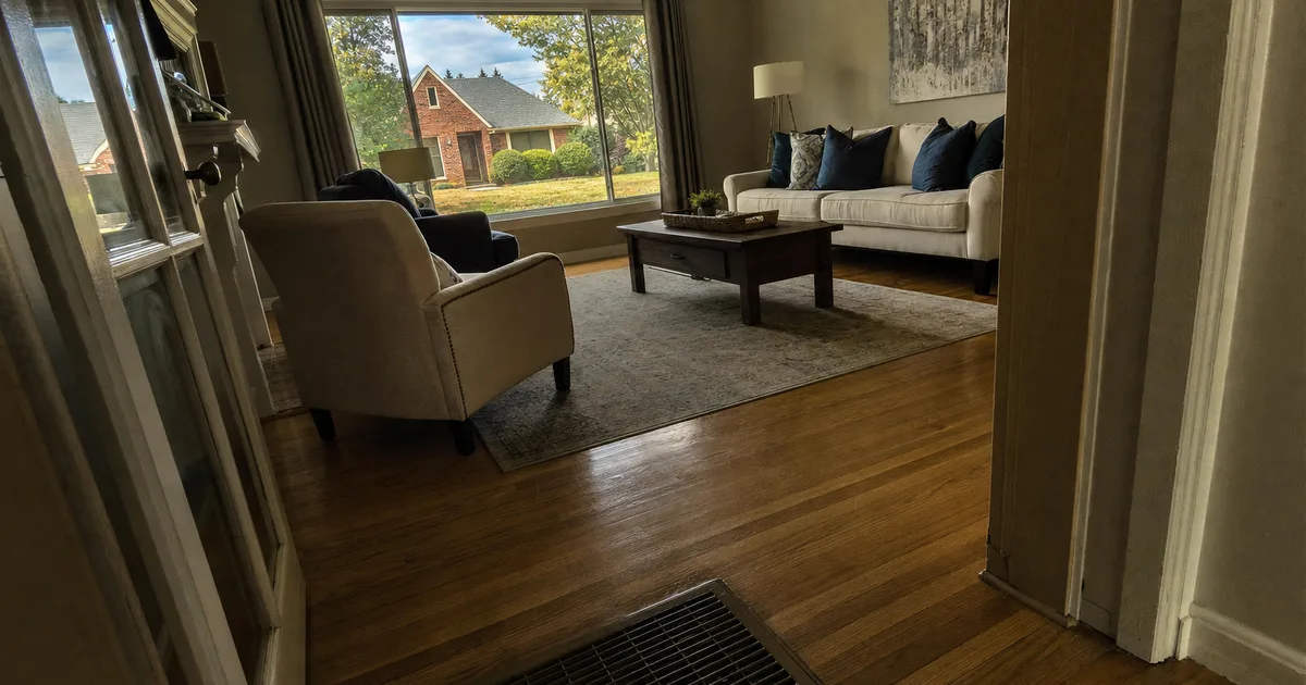 A Home Air Vent And Ductwork — Houston, TX